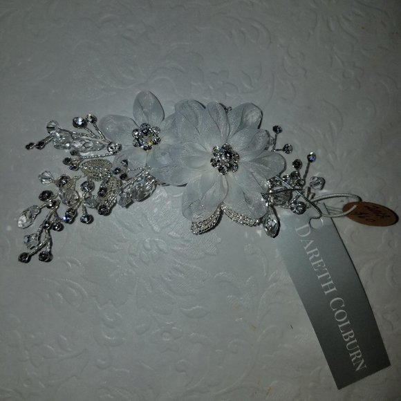 Floral Bridal Hair clip - Picture 2 of 6